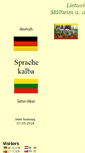 Mobile Screenshot of lietuviai-muelheim.de